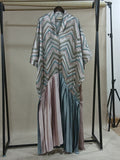 Champagne & Mint Pastel Chevron Kanzu