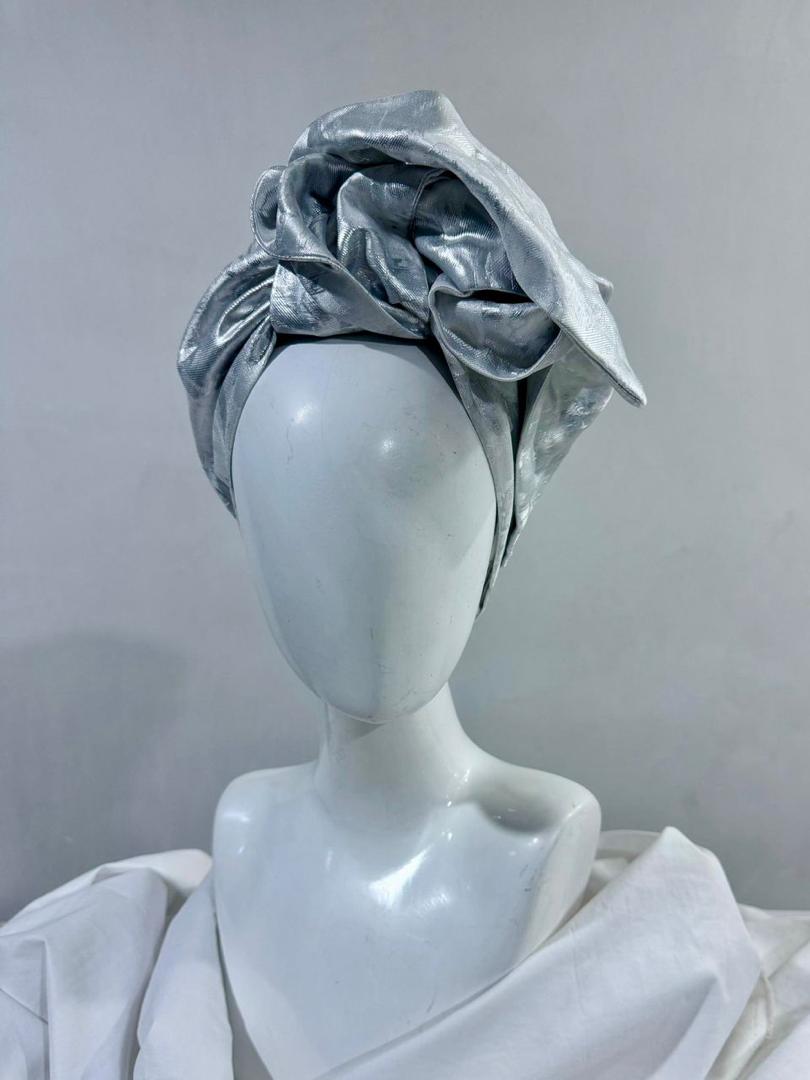Silver Sego Turban